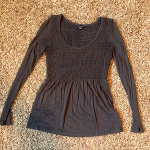 Cinched peplum